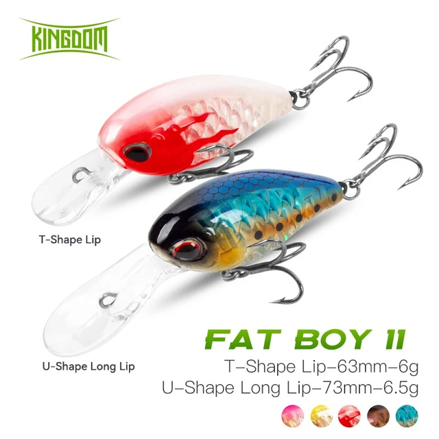 Kingdom Floating Crankbait Wobblers Minnow Jerkbait 6g/6.5g Artificial  Hardbait Swimbait For Bass Perch Pike Fishing Lures