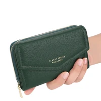 Baellerry Women Wallets Fashion Medium Women's Leather Wallet Quality Red Card Holder Black Coin Purses Green Wallets for Women 1