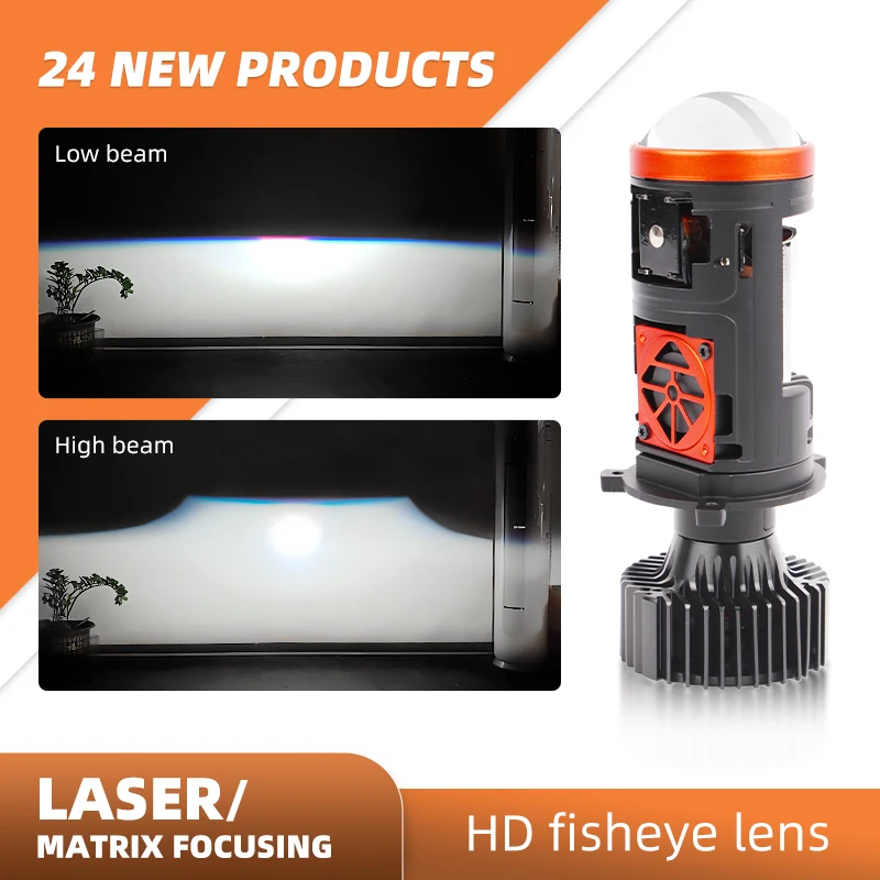 AUXIRACER H4 LED, 20.000 lm, 6500 K, koudwit, helder, high