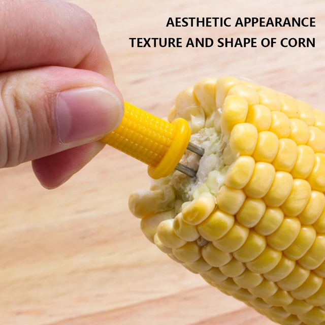 10/20Db Kukorica Nyárs Villák Rozsdamentes Acél Cob Bbq Villabarancs Hordozható A Sonkás Villákon Party Camping Piknik - Image 2