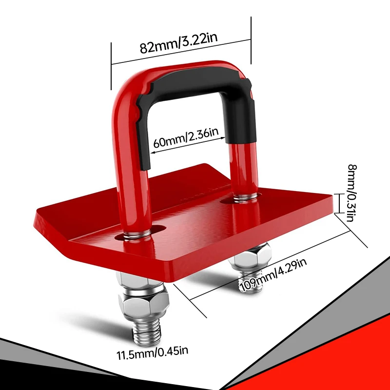 Universal U-Bolt Anti-Rattle Stabilizer lock Heavy Duty Hitch Tightener Clamp Towing Damper Coupler For Trailer Truck Bike Racks