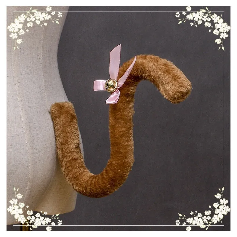 Handmade kawaii cat tail cosplay prop