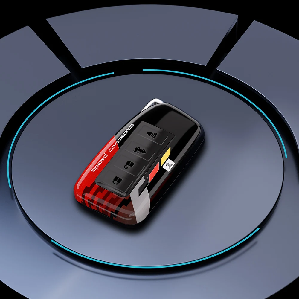 Graffiti Car Key Fob Cover Case Shell Holder
