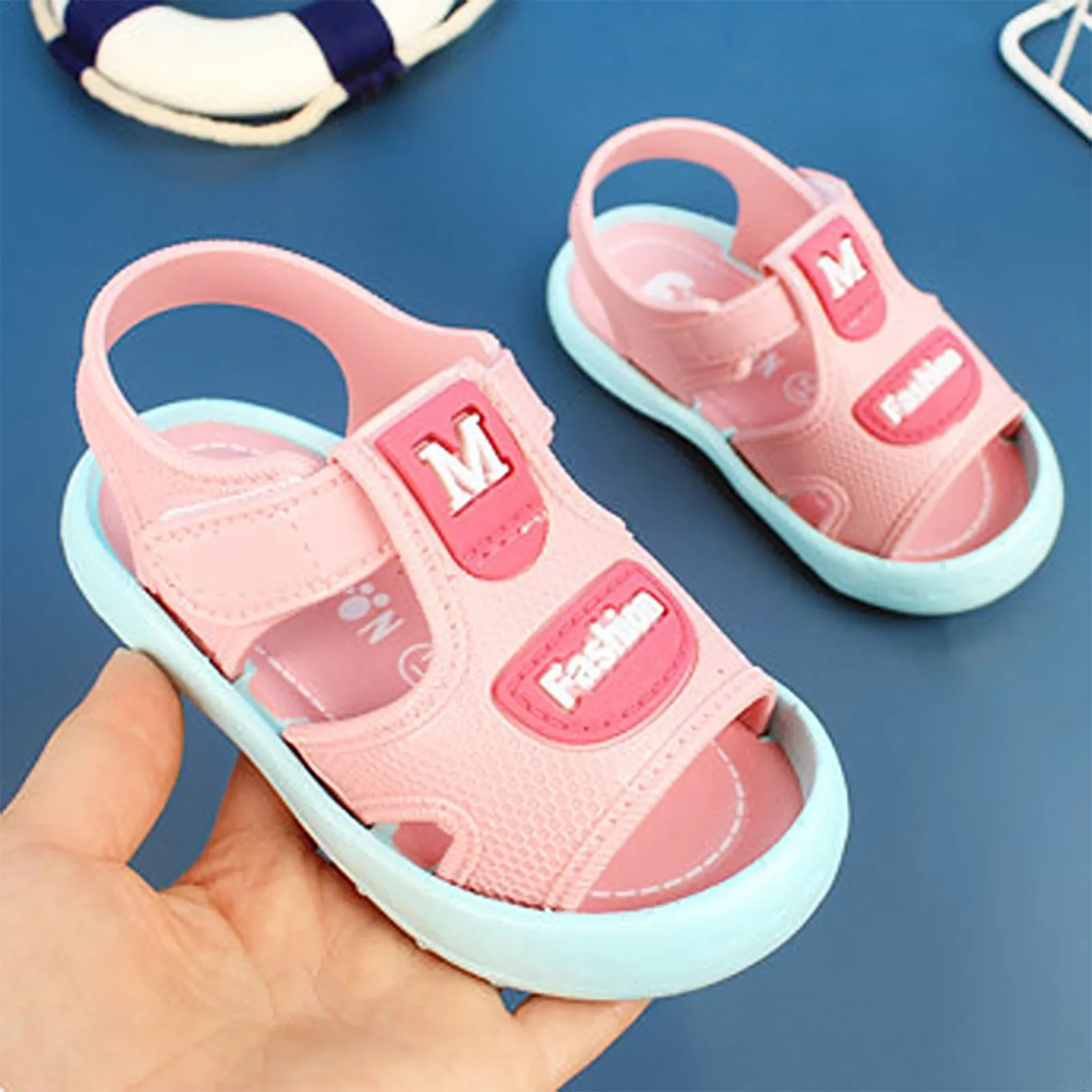 Infant Baby Girl Boy Sandals Comfort Premium Summer Outdoor Casual Beach Shoes Big Girls Size 5 Sandals Baseball Slide