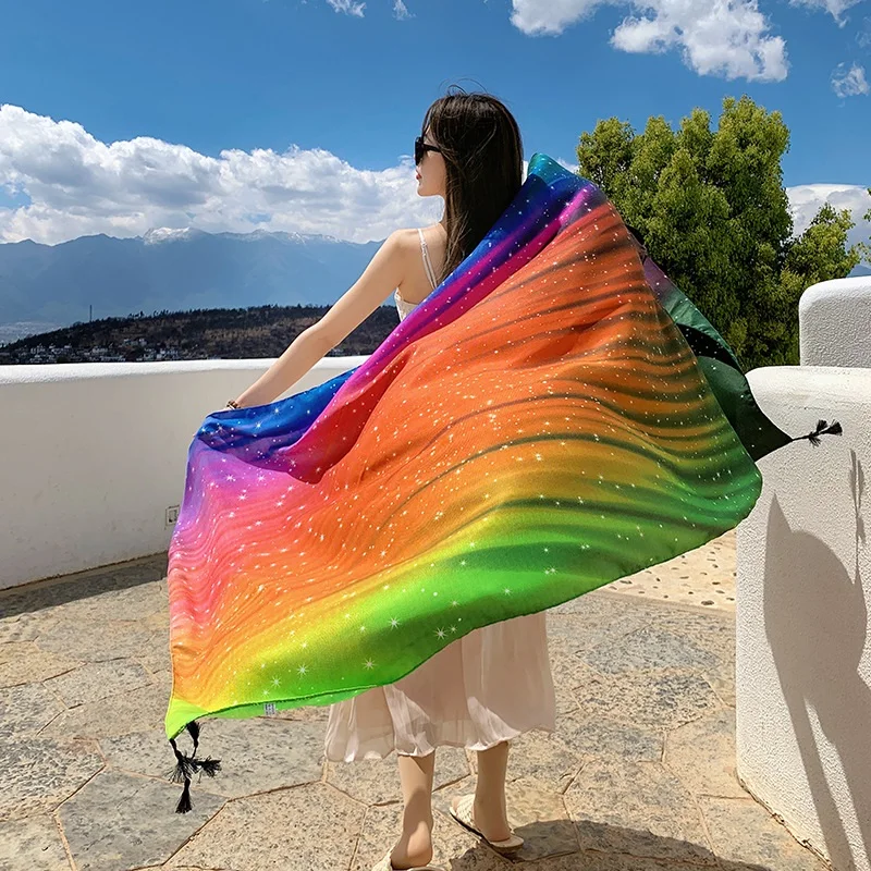 28 Styles 90x180cm Beach Sunscreen Scarf – Large Shawl, Sarong Wrap for Women, Swimsuit Cover-Up, Travel Bikini Accessory Safety Accessories Scarves & sarongs