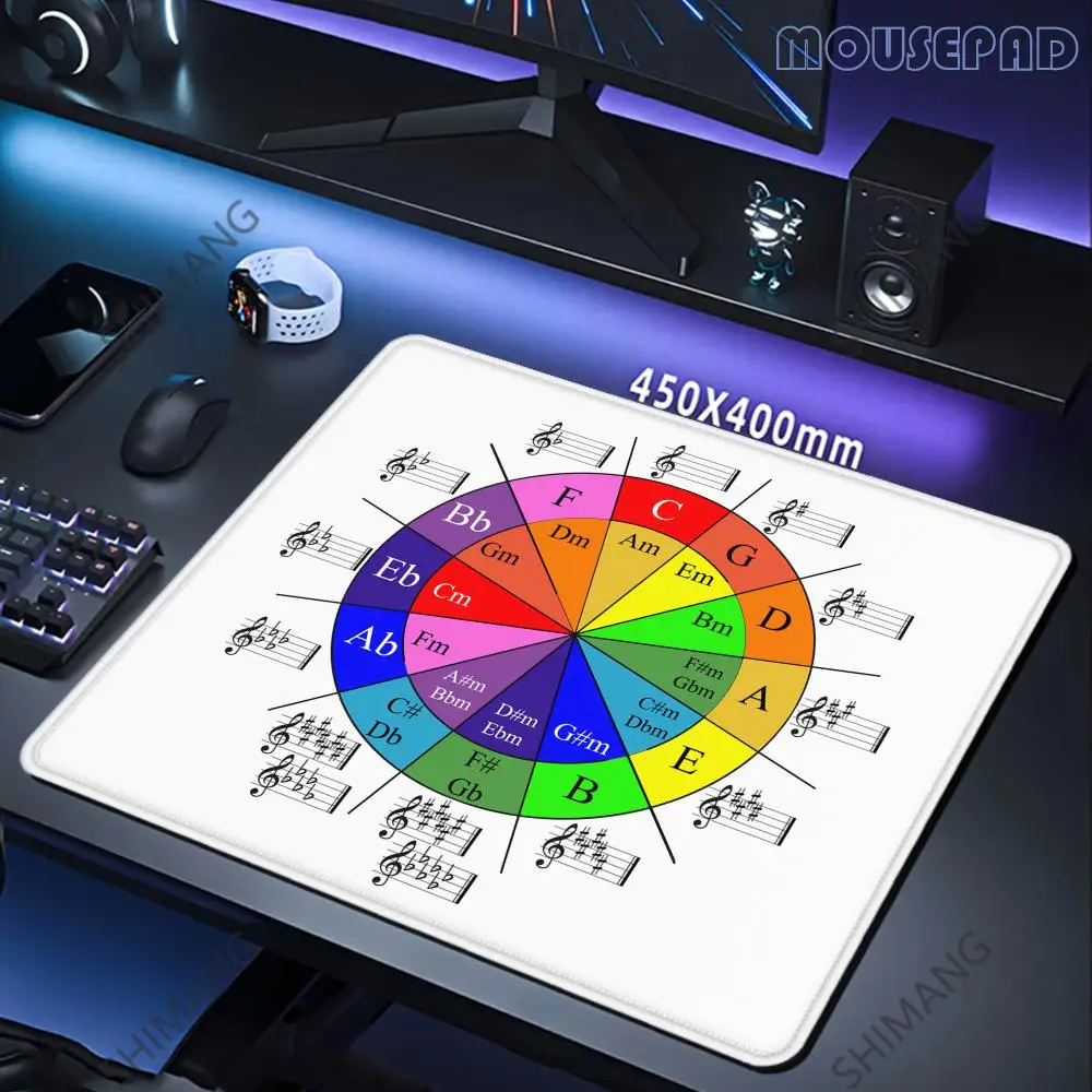 Music Theory Cheat Sheet Mouse Pad Small Mouse Pad Desktop Computer Keyboard Wireless Boy Girl Gift for Play games mouse pad gaming mousepad