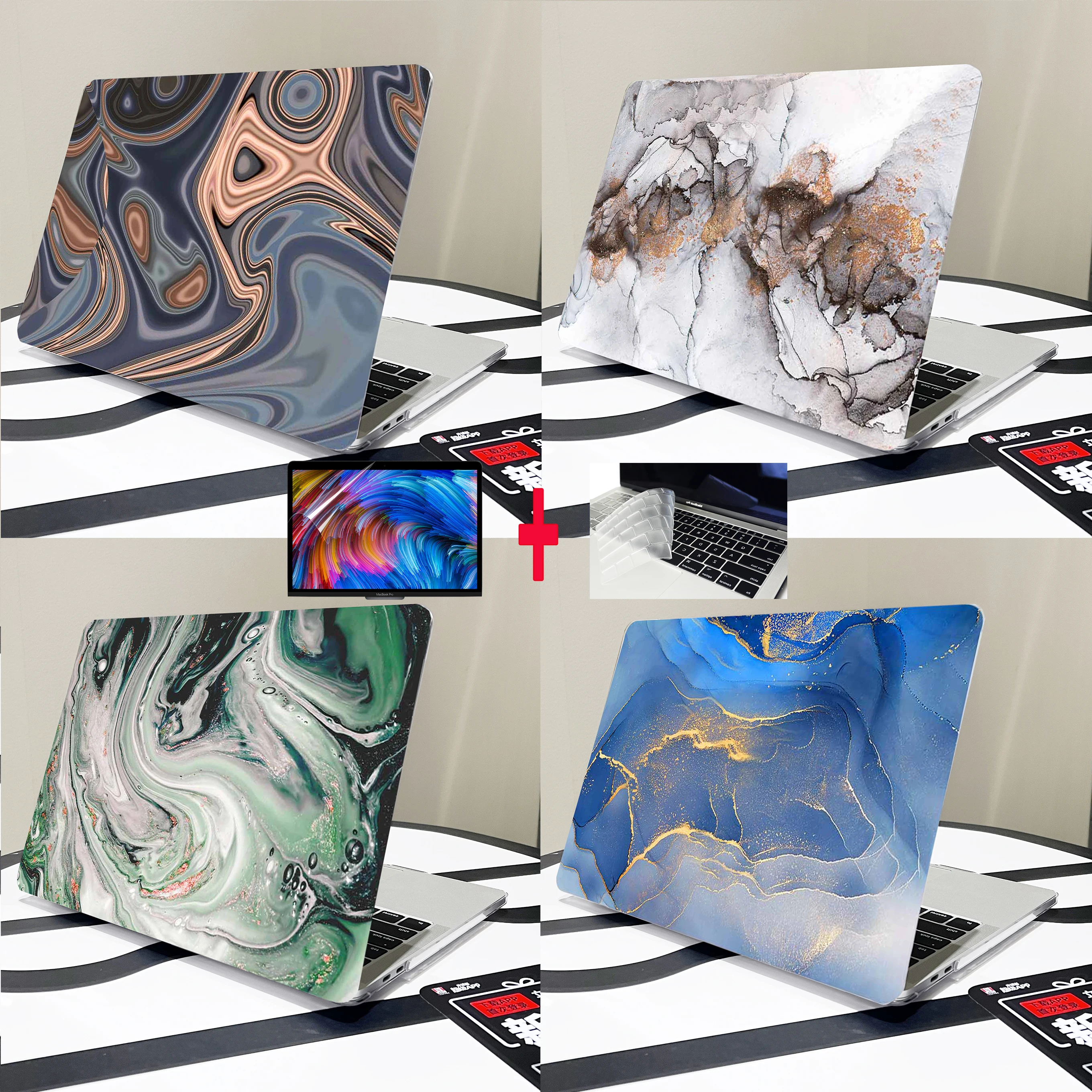 Custodia Per Laptop Per Macbook Air 13 15 M1 M2 A2681 A2941 A2337 A2179 Touch Bar Id Pro 13.3 14 16 Pollici A2338 A2485 A2442 A2779 Cover