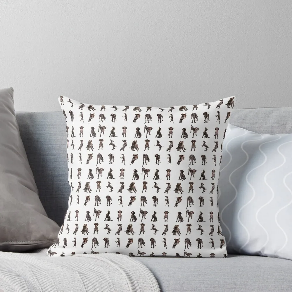 

German Shorthaired Pointer Collage Throw Pillow Anime Cushions For Children Cushion Cover Luxury Sofa Covers