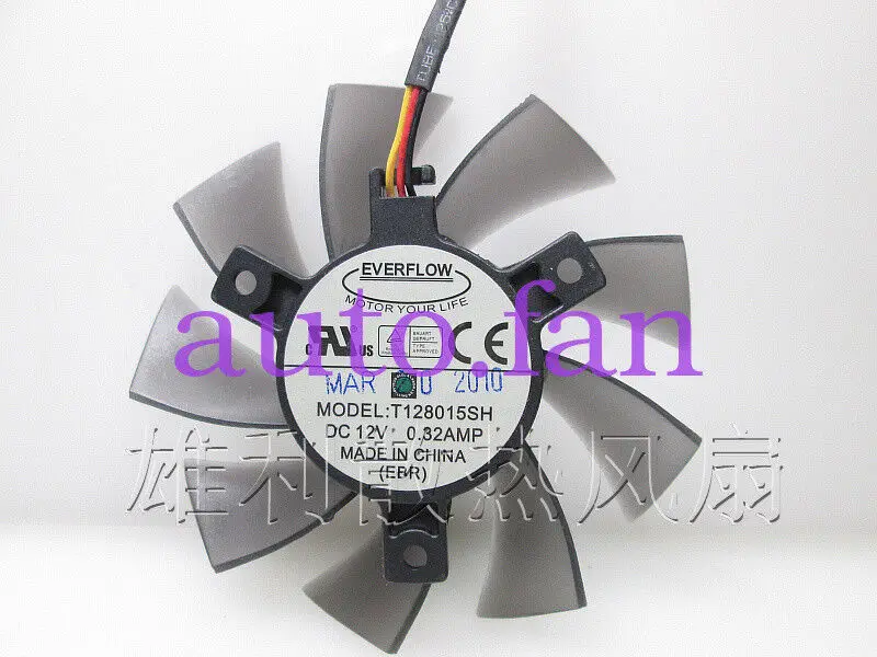 

Для вентилятора EVERFLOW T128015SH 12 В 0,32 а 80*15 мм 3 контакта
