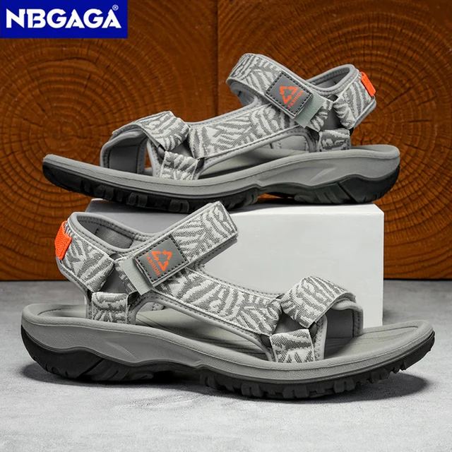 Sandales de Sport de randonnée classiques pour hommes, chaussures de plage légères, de loisirs, d'été, à bout ouvert, respirantes, pour voyage et marche 1