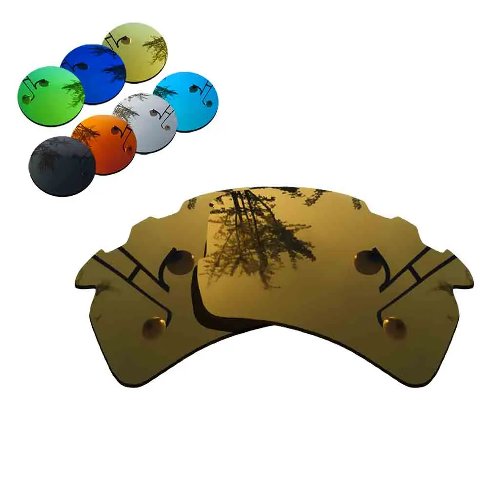 100% Lenti Di Ricambio Polarizzate Tagliate Con Precisione Per Oakley Flak 2.0 Xl Vented Sunglass-Varietà