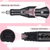 YIKOOLIN Nail Art Drill Kit File Professional Electric Manicure Pedicure Drill Sander Pen Nail Art Grinder with Sanding Bits 2