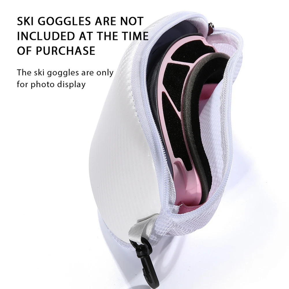 High Quality Ski Snow Goggle Protector Case (Without Glasses) Skiing Snowboard Glasses Eyewear Box Zipper Hard Case Bag 4