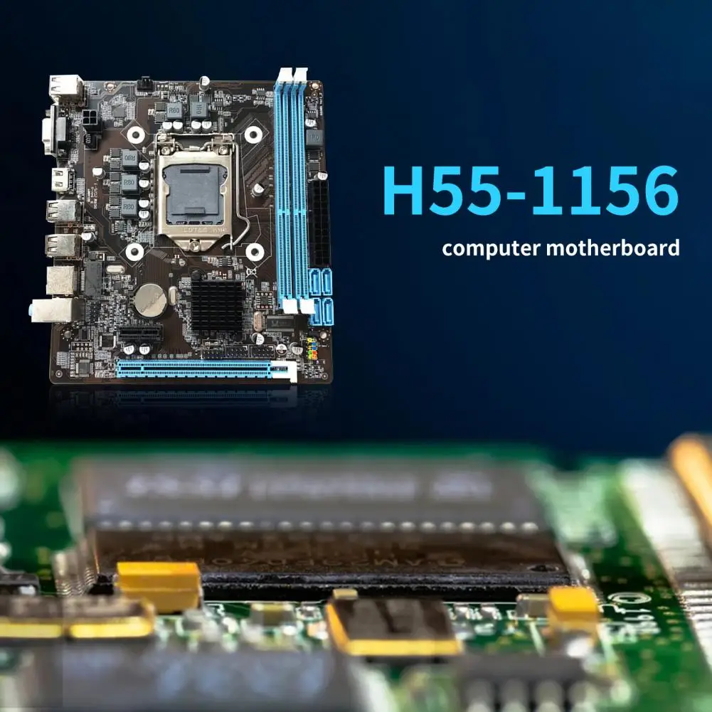H55-1156 ũž  PCIE 16X DDR3 LGA1156 μ , I3 530 I5 650 I7 870 CPU ̹ κ