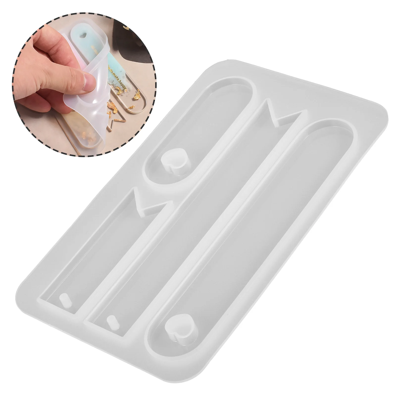 

Silicone DIY Bookmark Casting Mold DIY Craft Silicone Mold Bookmark Mold