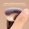 MAANGE 4PCS Makeup Brush Set Double Head Foundation Powder Contour Brush for Flawless Makeup Soft Fluffy Hair Makeup Tools 4