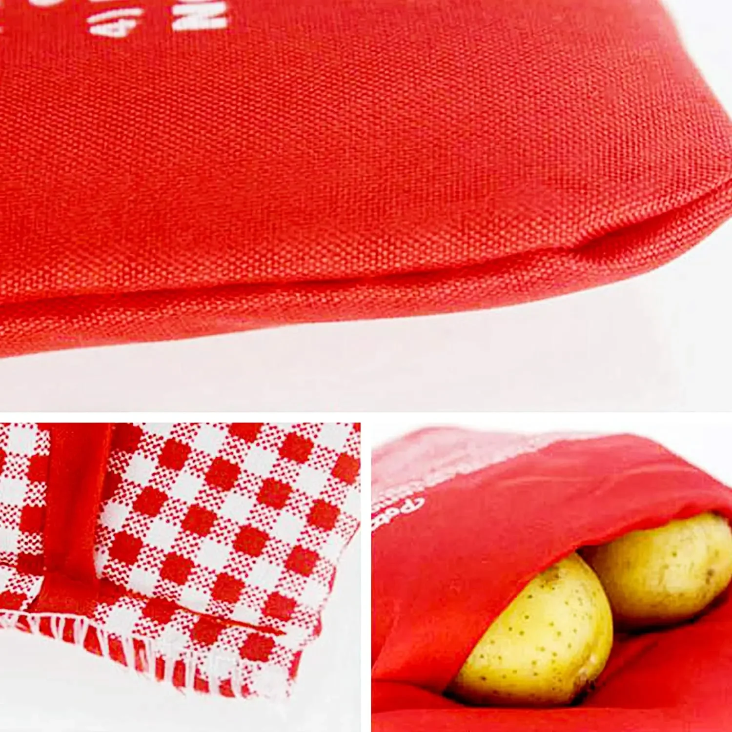 Reusable Microwave Potato Cooker Bag Washable Tortillas Cooker Pockets Corn Cooking Bag Microwave Baking Kitchen Gadgets