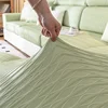 Summer Ice Silk Sofa Cover, Simple Pure Color Sofa Cover, Soft, Comfortable, Cool and Non-Stick Sofa Cover, All-Inclusive Elastic Cover 3