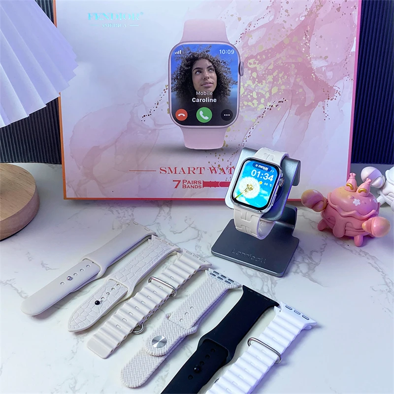 2025 New Smart Watch Women S10 mini 7-in-1 Watchband NFC BT Call