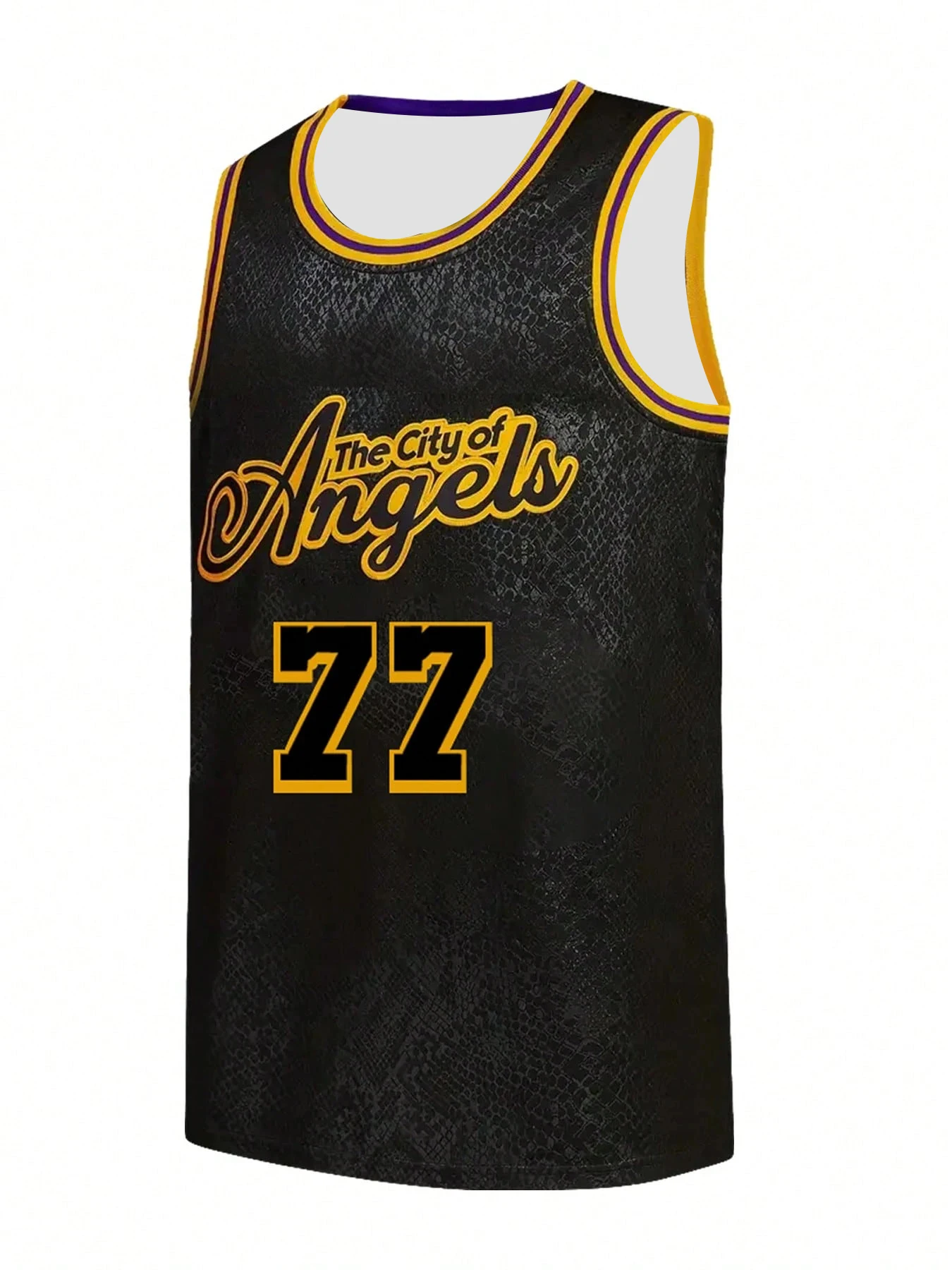 Men's Basketball Jersey Dončić Los Angeles No.77 Sleeveless Breathable Vest Suitable For Basketball Sports
