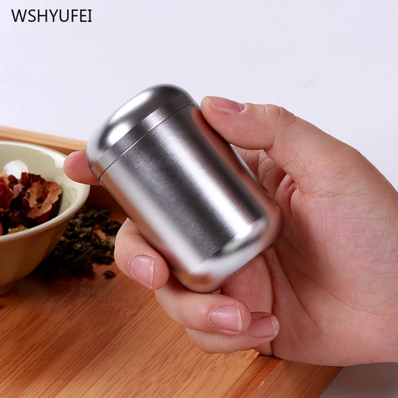 Mini Tea Storage Container Portable Salt Jar Spice Holder for Home