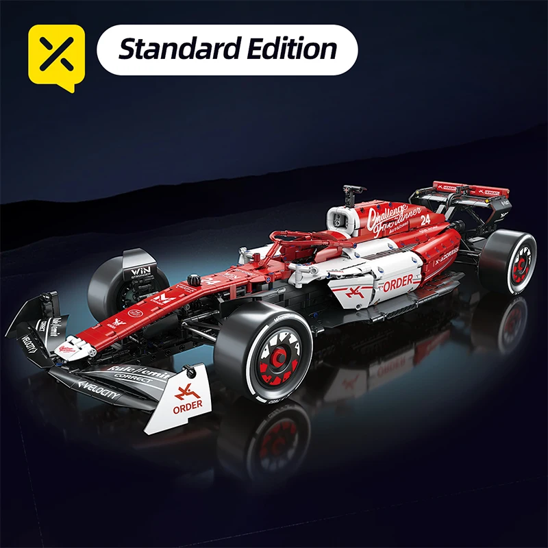 1:8 F1 Race Cars 1770PCS Building Blocks Set Adults MOC Bricks Car