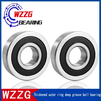 LR606-2RS (4 pcs/lot)outer ring thickened deep groove ball bearing 6*19*6 mm high-quality mechanical bearing