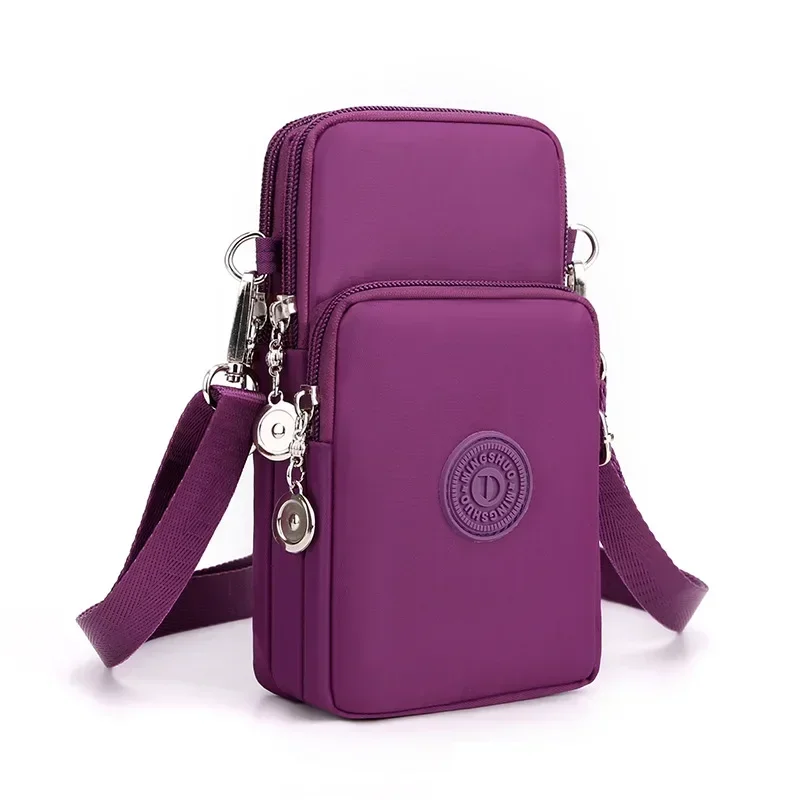 LassZone Small Crossbody Phone Bag - Soft PU Leather, Adjustable Strap, Skull Design, For Women - View #3