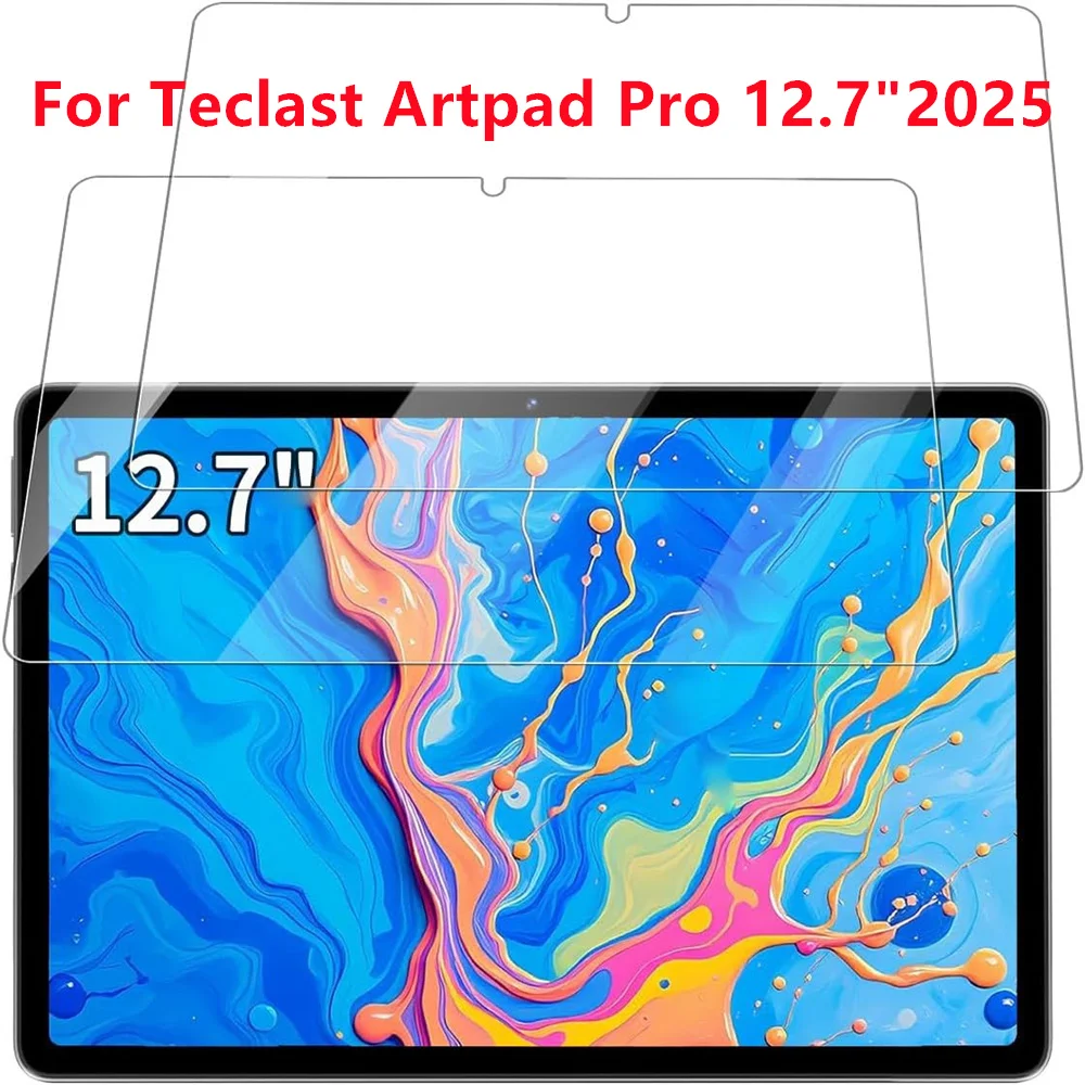 Premium 9H Tempered Glass Screen Protector (2-Pack) - 12.7 Inch, Anti-Scratch & Bubble Free