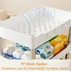 3/4 Tier Rolling Storage Cart Mobile Gap Storage Rack Multi-purpose Utility Cart Kitchen Organizer Shelf Bathroom Storage Rack 3