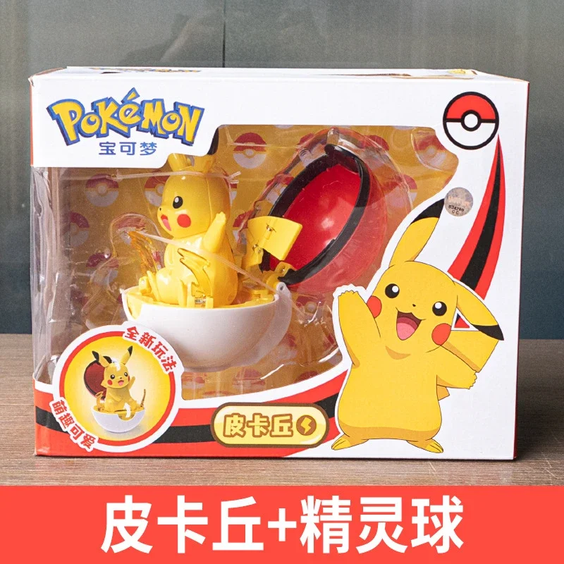 

Pokemon Figures Genuine Toy Anime Figure Pikachu Charizard Greninja Pocket Monster Pokeball Model Gift for Christmas Birthday