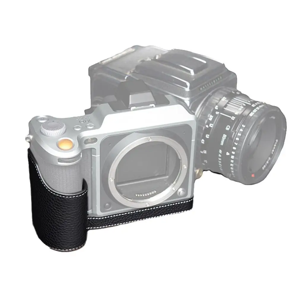 Per Hasselblad X1D Ii 50C Custodia Protettiva In Vera Pelle Fatta A Mano X1D X1D2 Fondina Mezza Copertura Maniglia Custodia Per Fotocamera In Pelle
