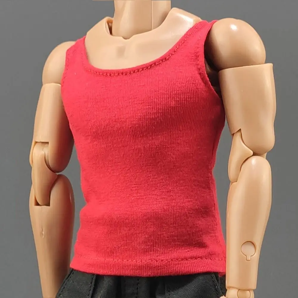 1/6 Miniatur Soldat Trendige Kleidung Rundhals T-shirt Männlich Wandern Casual Tank Bottom Weibliche Sport Tops Soldat – Detail 20