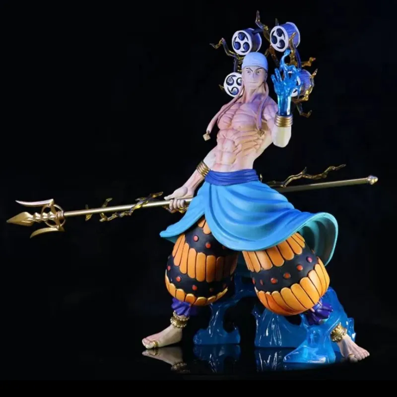 

One Piece Enel Anime Figure Sky Piea Enel Battle Form Figures Gk Figurine 31cm Pvc Statue Model Doll Collectible Ornament Gift