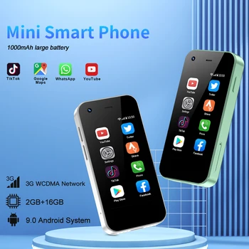 Servo Mini smartphone King5000 Android 9.0 réseau 3G 2 Sim 2gb 16gb wifi Hotspot Gaming Store Chrome caméra HD petit téléphone 1