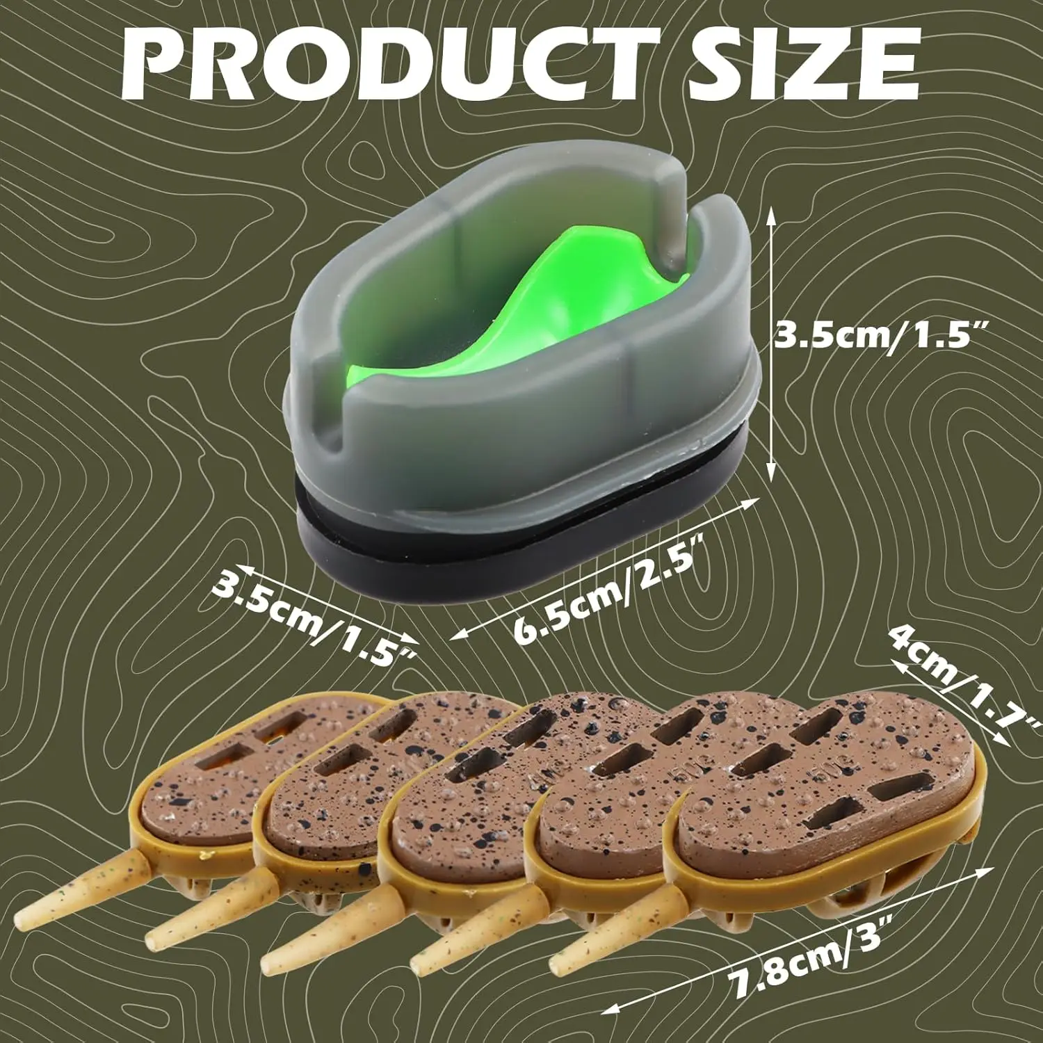 Carp Fishing Feeders 2pcs/3pcs/6pcs Carp Fishing Method Feeders 20g/30g/40g/50g/60g Fishing Feeders with Quick Realease Mould Carp Accessories