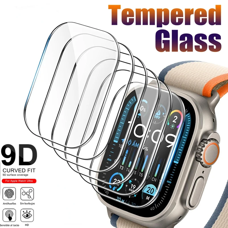 

Protector Film For Apple Watch Ultra 2 49mm 9 8 7 45mm 41mm HD Screen Glass Shell Protector Film iWatch 6 5 4 SE2 44mm 42mm 40mm