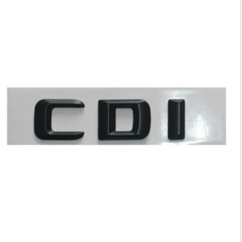 3D Plastica Nero Opaco Per Mercedes Benz Cdi Ml 4 Matic Car Rear Trunk Letters Words Decalcomania Badge Emblem Stickers