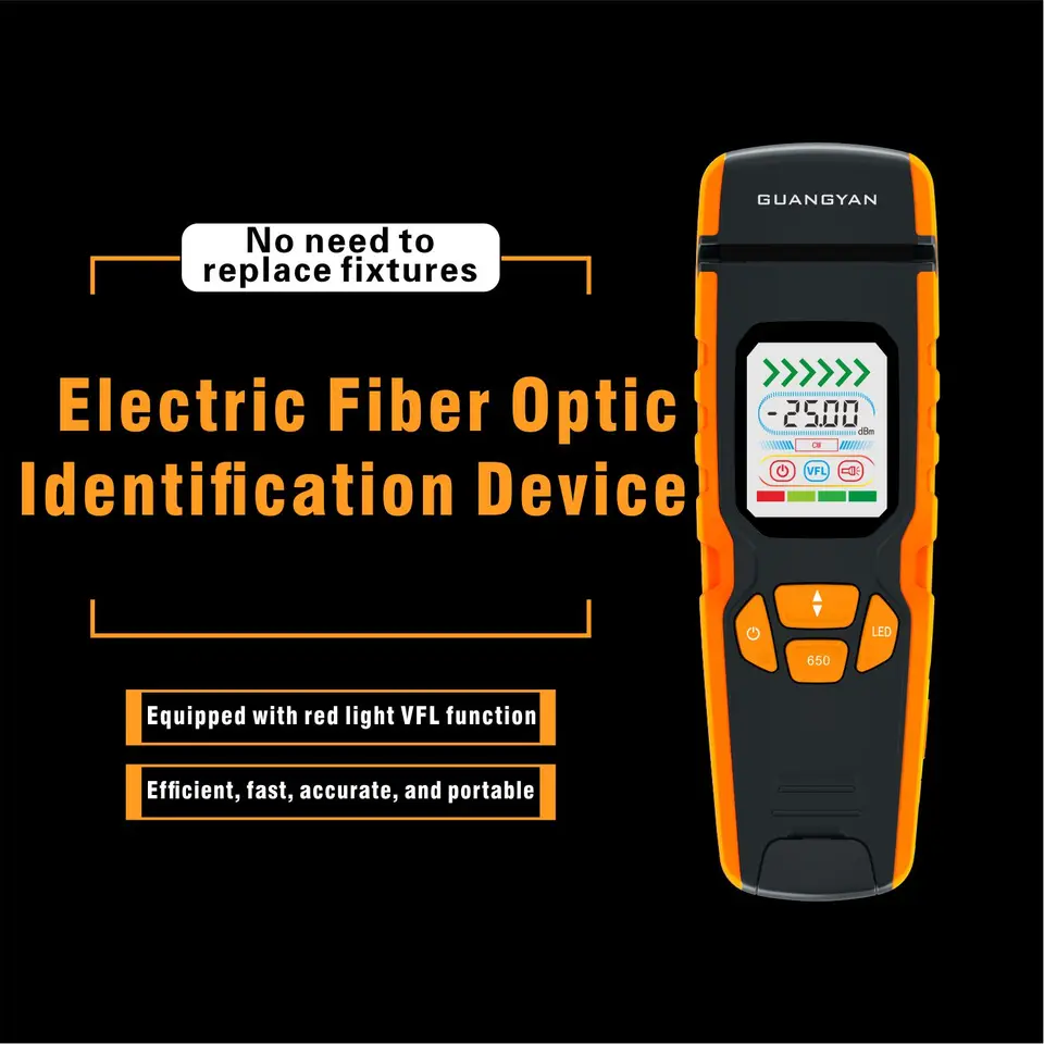SUWOLF 800-1700nm Identificador De Fibra Óptica/Live Optical Fiber Traffic Identifier SM MM Live