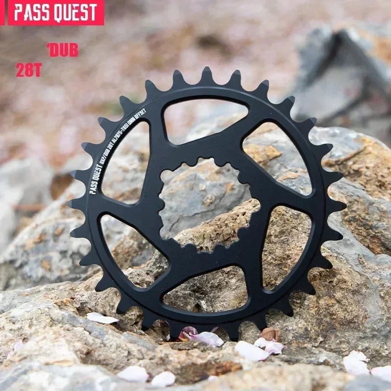 Pédalier PASS QUEST Pour VTT - Montage Direct 28-38T - Aluminium - Compatible GXP GX SX