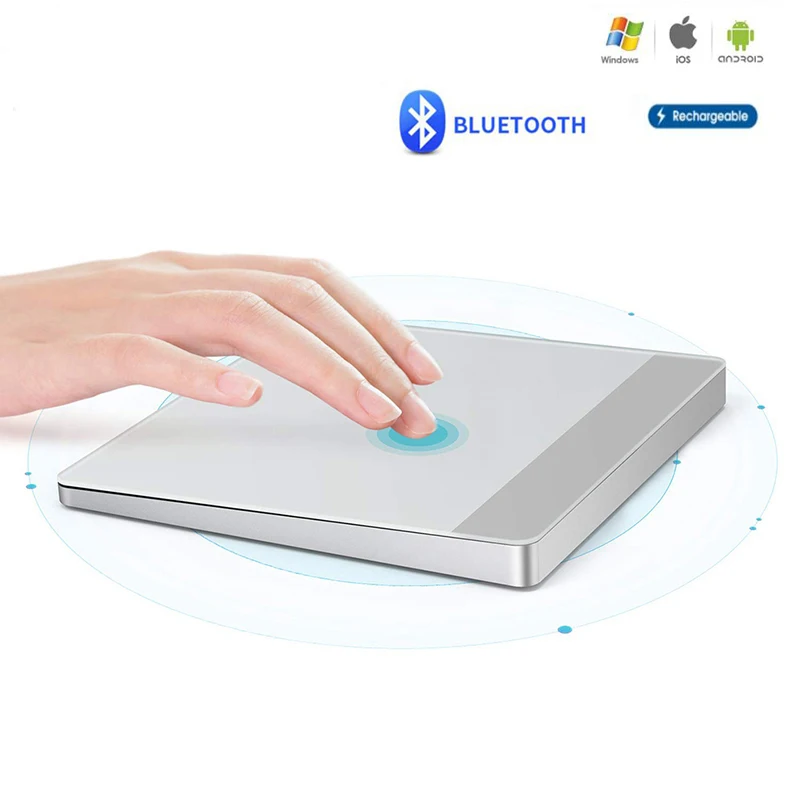 Jomaa Touchpad Trackpad Mouse Esterno Bluetooth Trackpad Con Multi-Touch Per Windows 10 Windows 7 Desktop/Laptop/Notebook