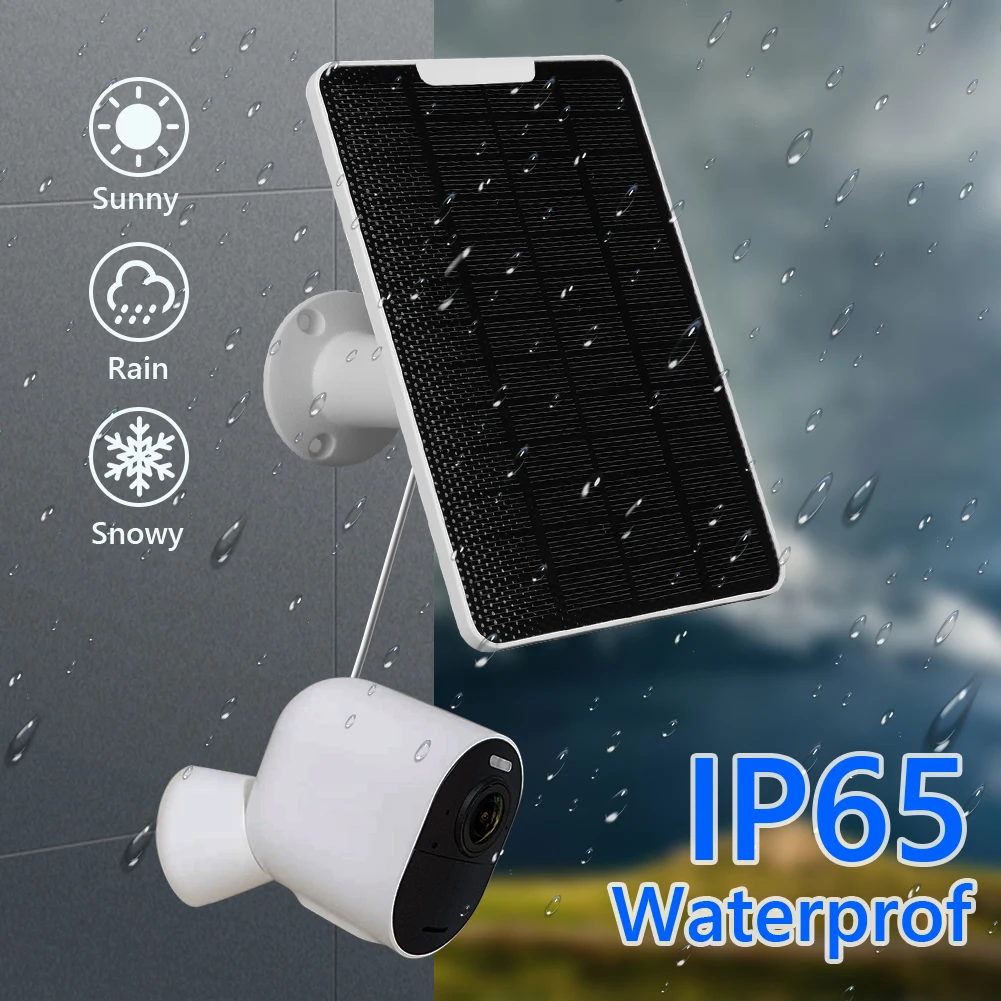 충전 케이블이 있는 IP 보안 카메라 충전기, 휴대용 태양 전지판, Arlo Ultra, Ultra 2, Pro 3, Pro 4, Pro 3, IP65 방수, 10W