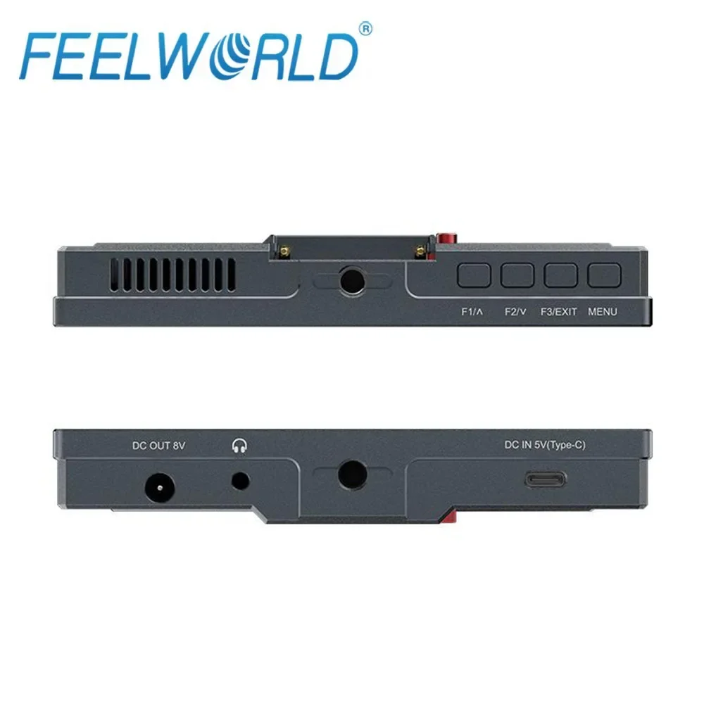 FEELWORLD P6X 5.5 Inch Aluminium Field Monitor Touch Screen 4K HDMI Highlight 1000nit FHD IPS Video Assist for DSLR Camera