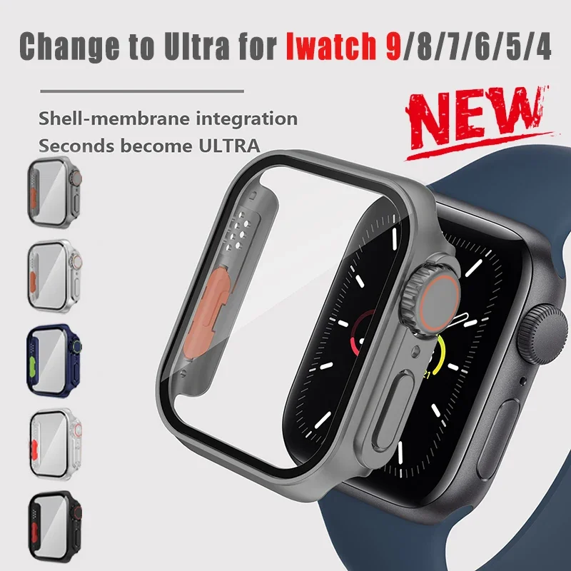 Enhanced Protective Case for Apple Watch - Sleek Design with Durable PC Material