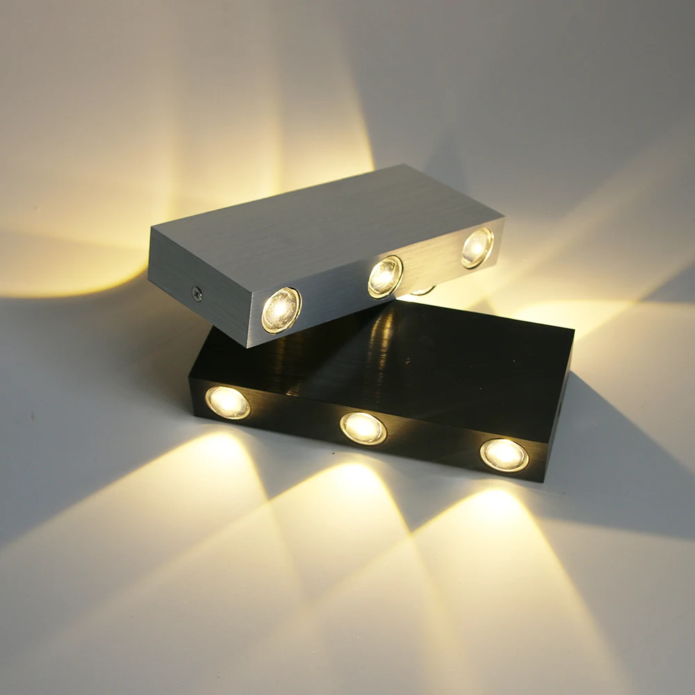 Aluminum-Small-Square-Wall-Lamp-Indoor-Lighting-Up-and-Down-Light ...