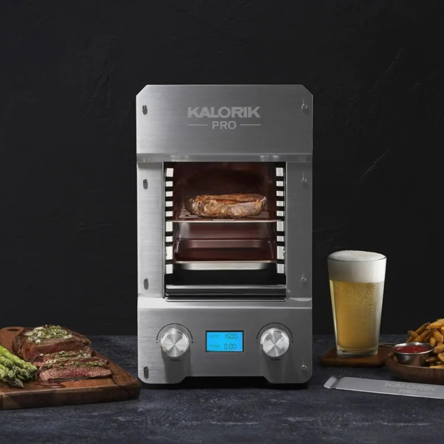 Pro 1500&deg;F Electric Steakhouse Grill, Stainless Steel (KPRO GR 51149 SS)