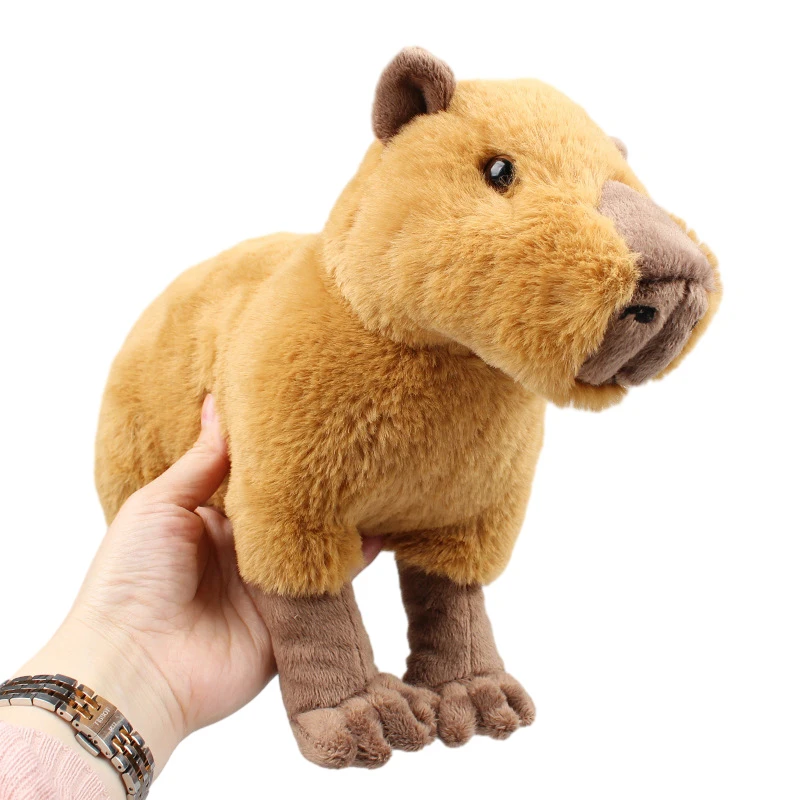 

1PCS 23CM Cute Capybara Plush Toy Simulation Water Guinea Pig Soft Stuffed Wild Animal Dolls for Children Toy Kid Gifts