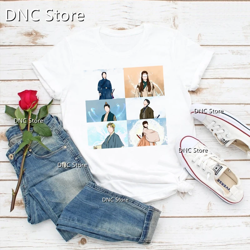 Nuove Donne Tshirt Film Coreano Alchemy Of Souls Stampa Grafica Tshirt Donna Tendenza Moda Stile Coreano Femme Tshirt Top All'Ingrosso