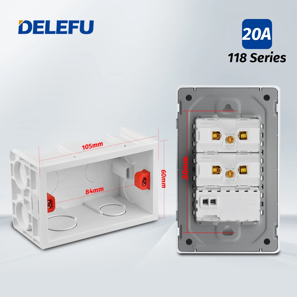 interruptor de parede tuya wifi com 118 05