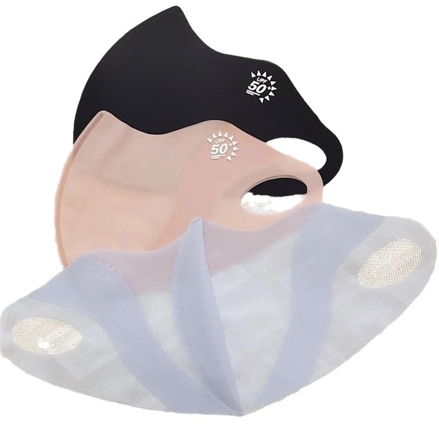 Anti-ultraviolet ice silk mask for women summer ultra-thin three-dimensional eye protection high appearance level sunscreen mask